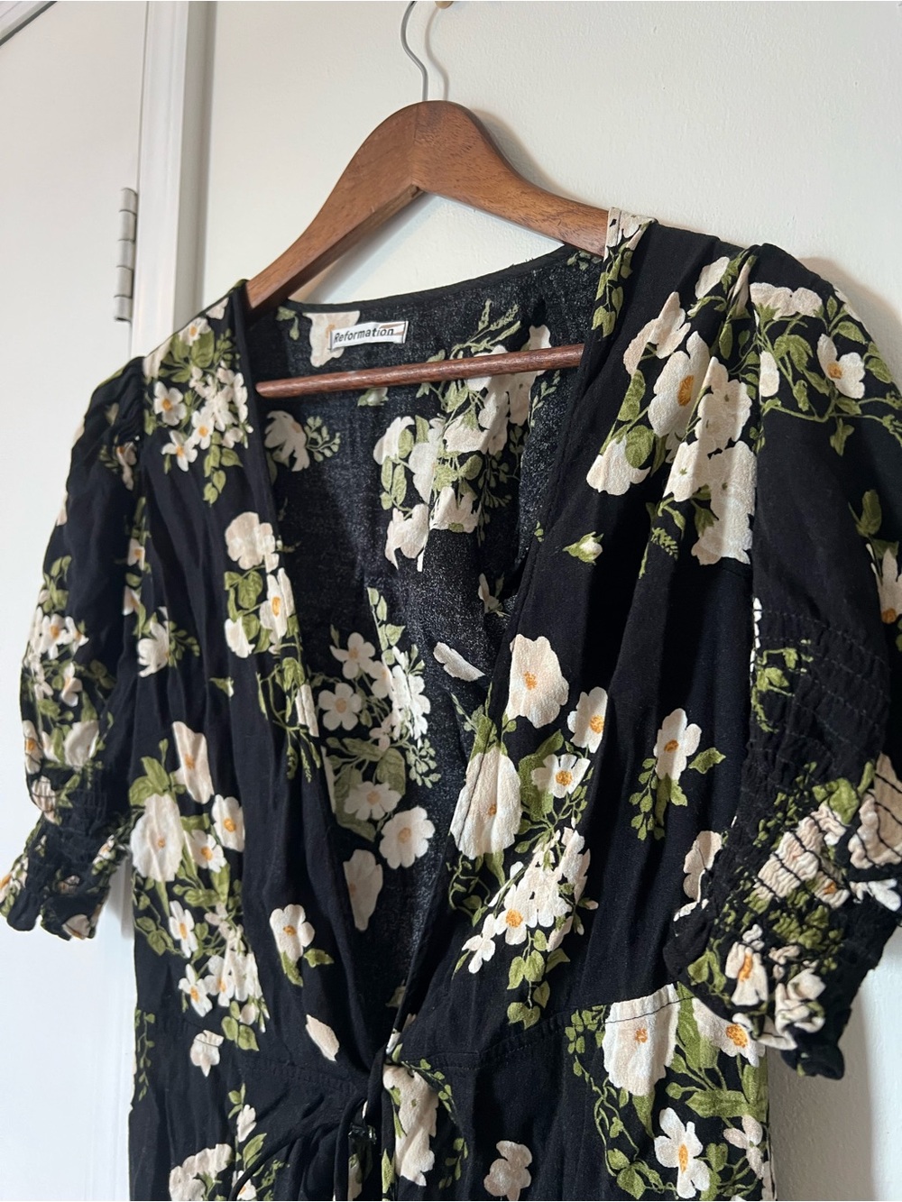 Reformation Esmeralda Floral Midi Dress Medium Cottagecore - Picture 3 of 6